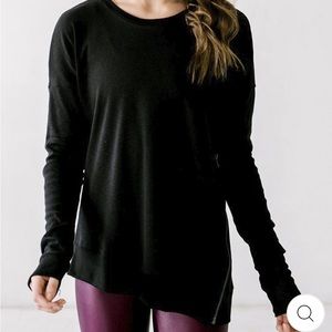 DYI Side Zip Workout Crewneck